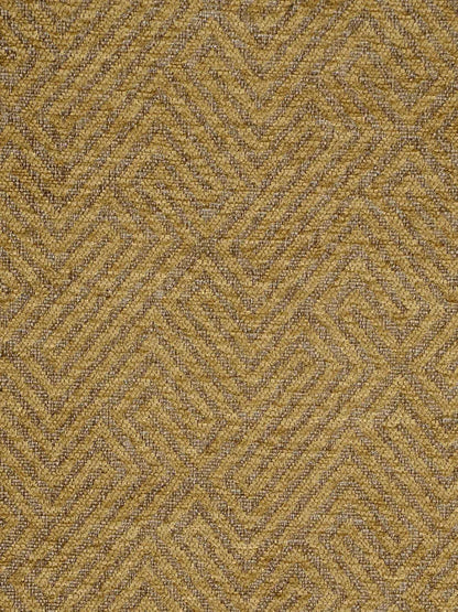 Saral Home Pacman Chenille Blackout Long Door Curtains 2pc Gold