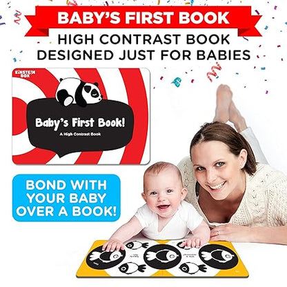 Einstein Box Gift Set for Babies and Newborns ages High Contrast Flash Cards