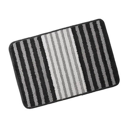 Kuber Industries Anti-Skid Water-Absorbent Door Mats for Home Pearl Lining Grey