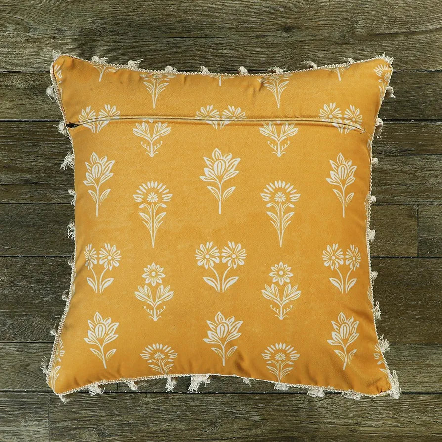 Ishro Home Premium Cushion Cover Colour Tulip Mustard