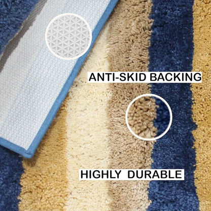 Luxe Home Jericho Doormat 2500 GSM Super Soft Microfiber Anti-Skid Mat Colour Sky 60x90 cm