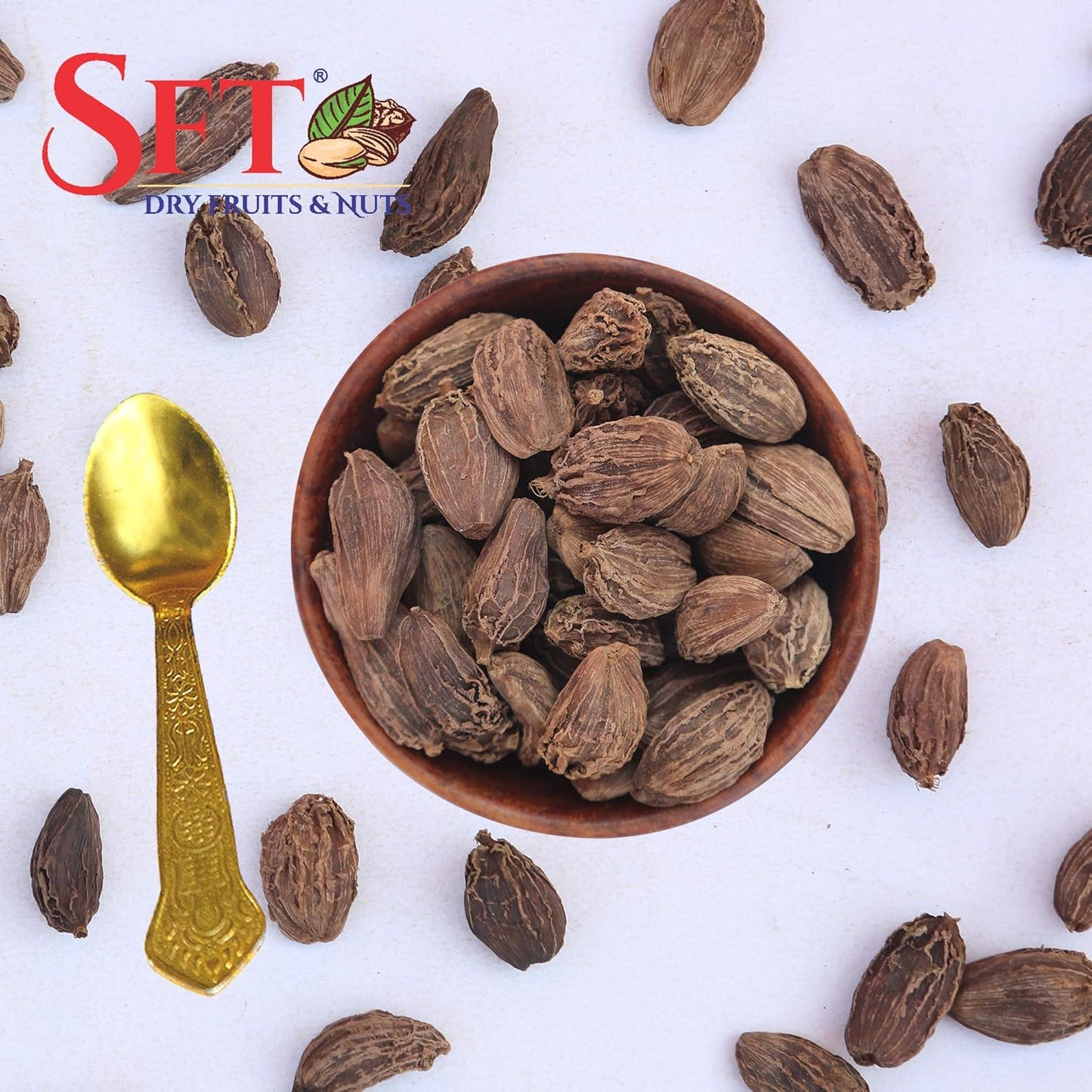 Sft Cardamom Black Elaichi - 100 gms