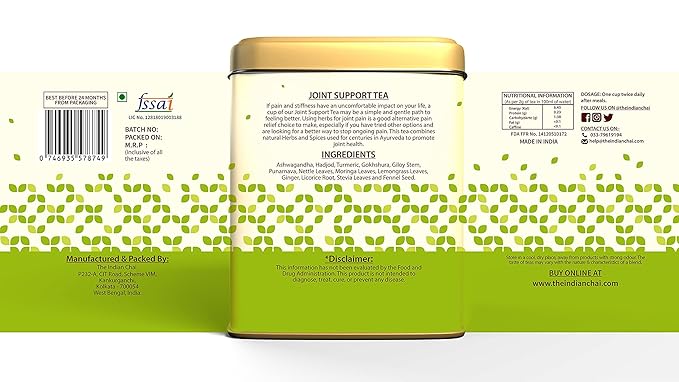 The Indian Chai - Joint Support Tea - 100 gms