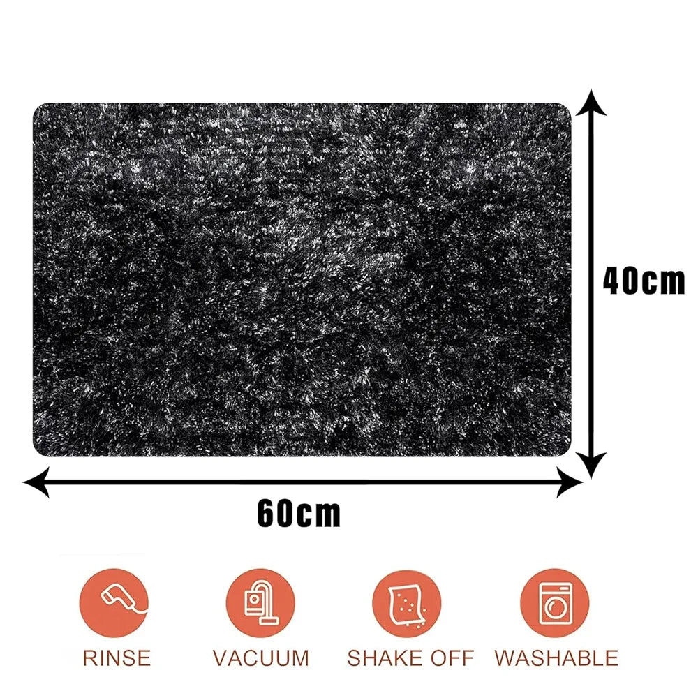 Kuber Industries Door Entrance Mat for Floor & Home Entrance Grey Colour