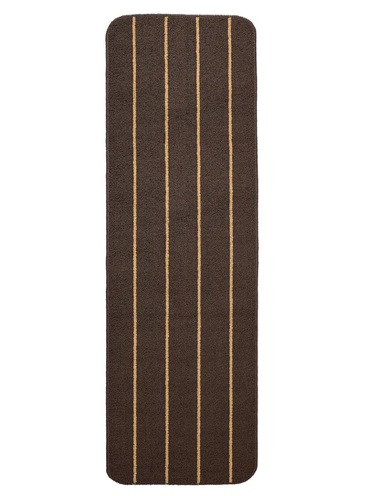 Saral Home Easy Living Polypropylene Rectangular Striped Soft Pp Yarn Durable & Washable Multipurpose Runner