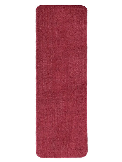 Saral Home Easy Living Home Maroon Polypropylene Anti Skid Runner