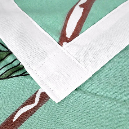 Divine Casa 100% Cotton Double Bed Dohar Ultra-Soft Reversible AC Blanket Colour Mint Blossom Haven