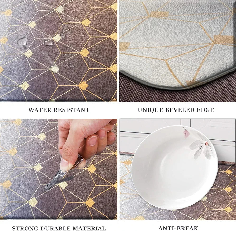 Luxe Home Columbo Anti-Fatigue  Mat Cushioned Support Stylish and Durable Easy to Clean Non-Slip Bottom Colour Gradation