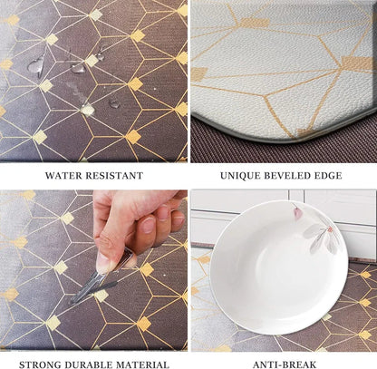 Luxe Home Columbo Anti-Fatigue  Mat Cushioned Support Stylish and Durable Easy to Clean Non-Slip Bottom Colour Gradation