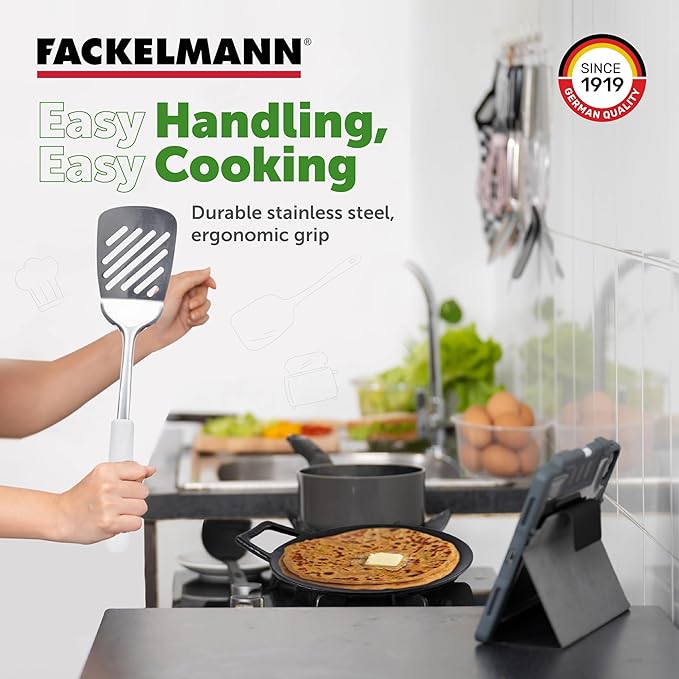 Fackelmann Arcadaline Slotted Turner 30 cm Stainless Steel