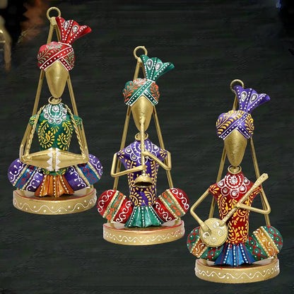 Kraftskala Traditional Musicians Tabletop Wall Hanging