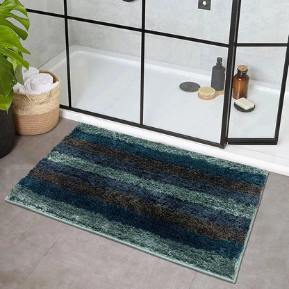 Luxe Home Jericho Doormat 2500 GSM Super Soft Microfiber Anti-Skid Mat Colour Burnt Green 60x90 cm