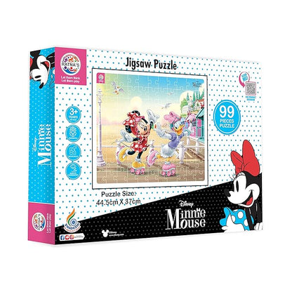 Ratna's 99 Pieces Disney & Marvel Series Jigsaw Puzzle for Kids | Puzzle | Minnie Mouse