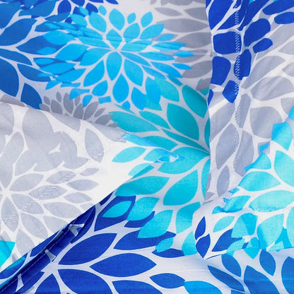 Divine Casa 100% Cotton 144 TC Bedsheet for Double Bed King Size Bedsheet with 2 Pillow Covers Colour Blue