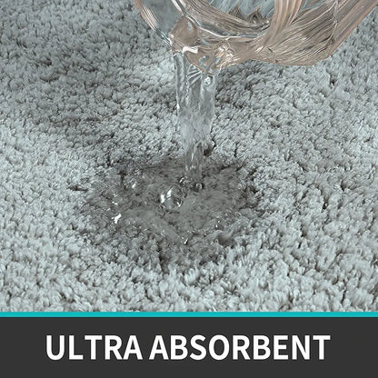 Luxe Home International Microfiber Runner Super Soft Non Slip Vegas Rugs 2X5 Ft Colour Silver