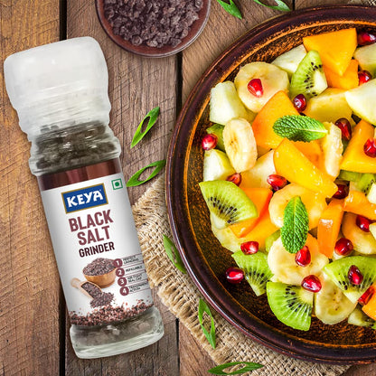 Keya Black Salt Grinder 100g