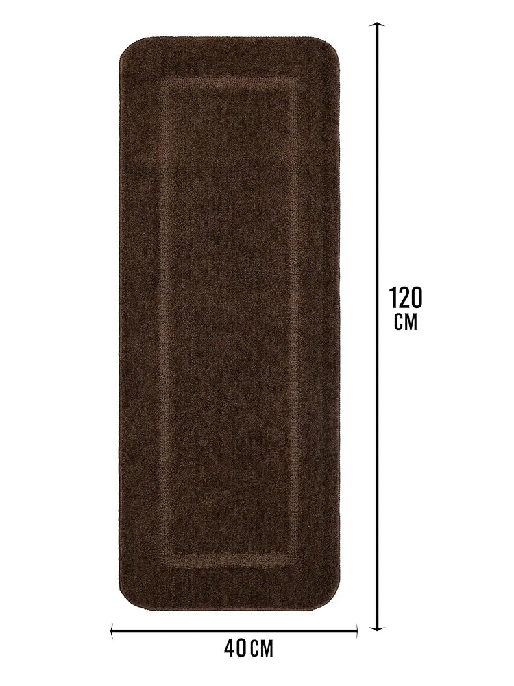 Saral Home Good Morning Mat Colour Brown