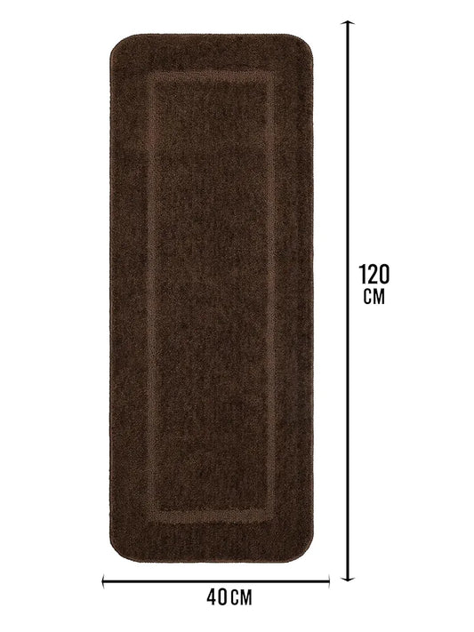 Saral Home Good Morning Mat Colour Brown