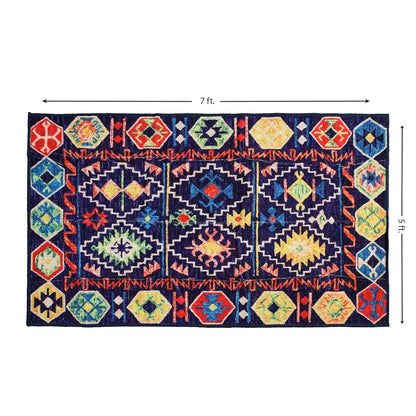 Status Contract Multi Printed Vintage Persian Carpet Rug Runner with Anti Slip Backing
