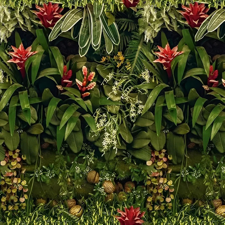 Jaamso Royals Nature Green Peel and Stick 3d Vinyl Wallpaper Nature Wallpaper