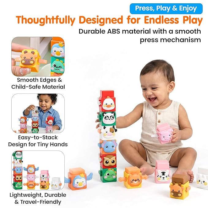 Kidology Montessori Busy Board for Toddlers 8 in 1 Sensory Activity