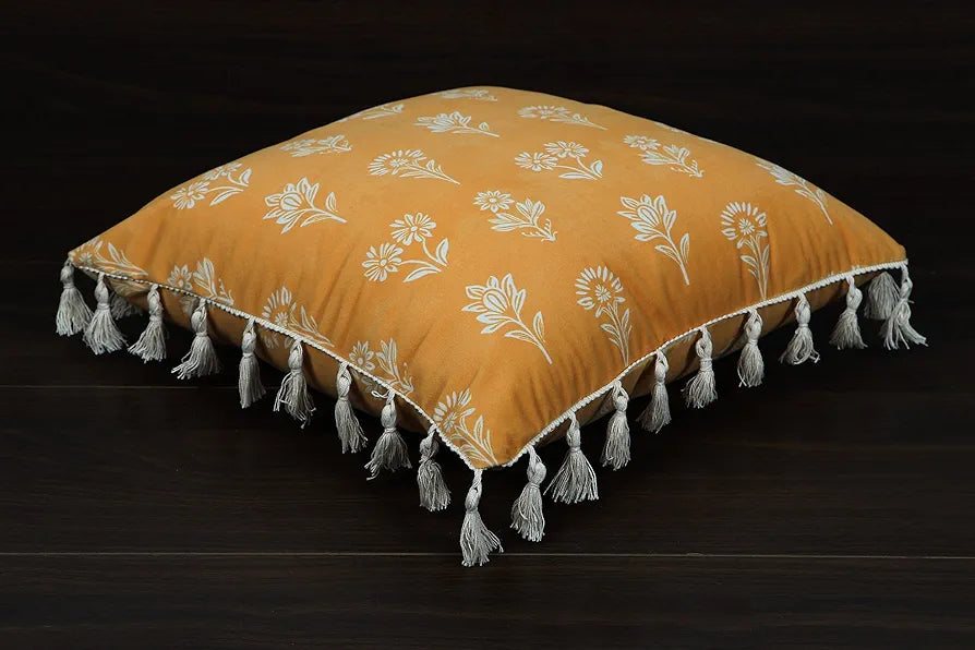Ishro Home Premium Cushion Cover Colour Tulip Mustard
