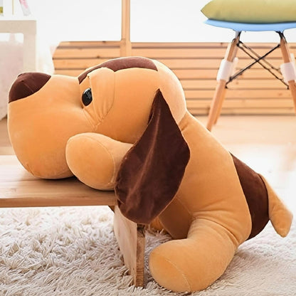 Tickles Cute Lying Dog Soft Stuffed Plush Animal Cushion for Kids 30cm