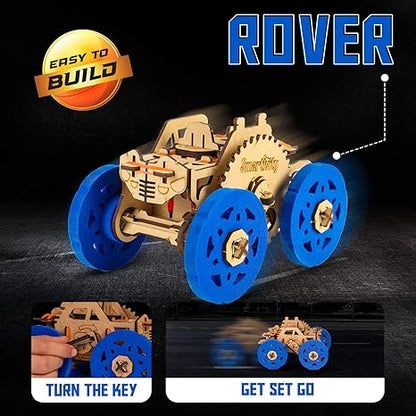 Smartivity 2in1 Stem Transform Robot Car Toy for kids Diy Fun Toys Educational Construction Car Robot Game