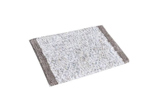 Aerohaven Glorious Super Soft Microfiber Abstract Moroccan Stripe Designer Anti Slip Bathmat Brown Colour