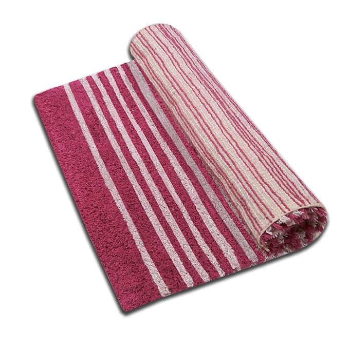 The Home Talk Cotton Morocco Door Mat Water Absorbent Ultra Soft Mats Non-Slip