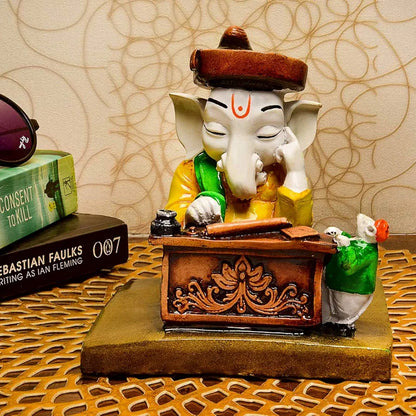 Karigaari India Ganesha Reading Book - Yellow & Brown