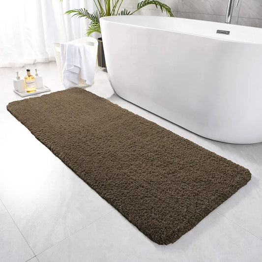 Luxe Home International Runner Super Soft Anti Skid Newman Rug For Bedroom  Rectangular Colour Chocolate