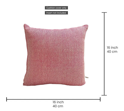 Sajavat Home Cotton Cushion Cover Colour Beige & Pink