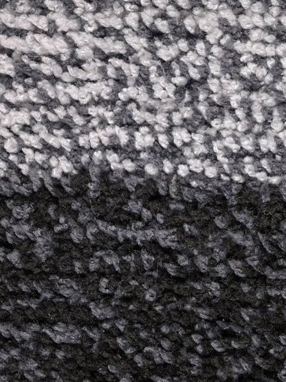 Status Contract Anti Slip Microfiber Mat for Bathroom Colour Black (Pack of 2)
