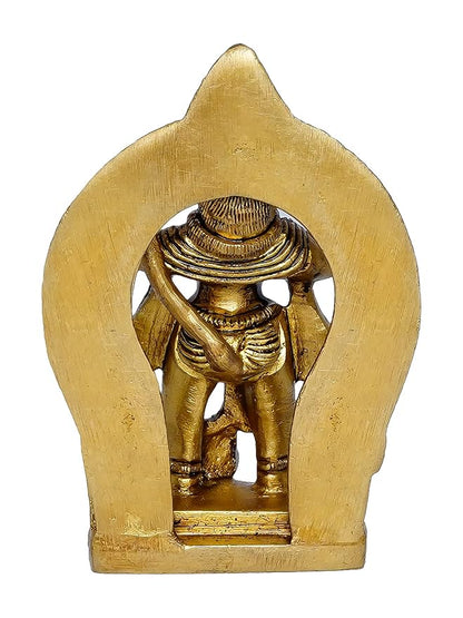 Ecraftindia Handcrafted Polyresin Bronze Finish Sita Ram Laxman Hanuman God Idols Ram Darbar Statue