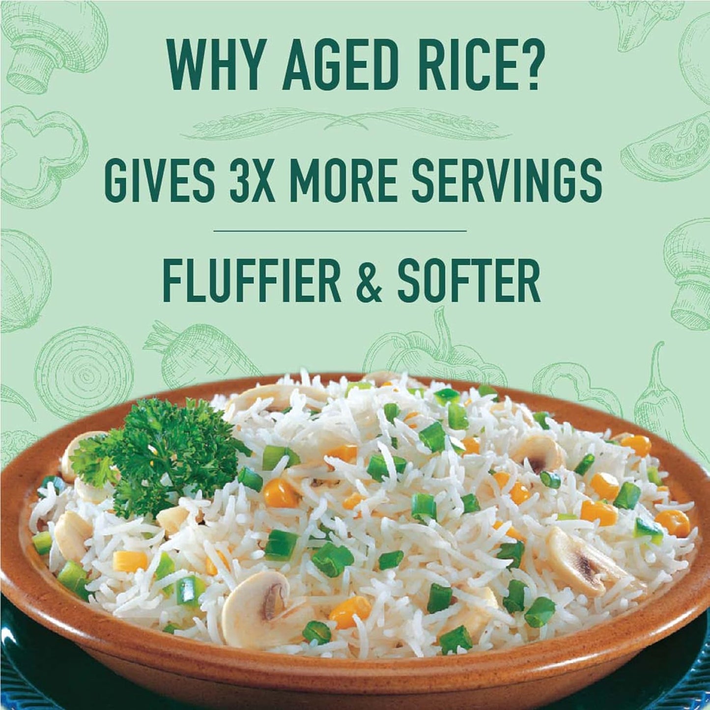 India Gate Basmati Rice Regular Choice - 1000 Gms