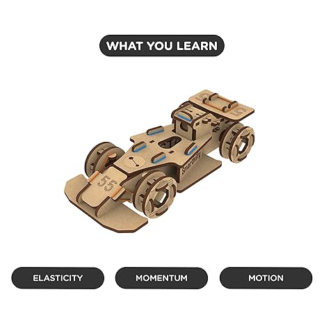 Smartivity Racing Car Toy for Kids Birthday Gifts for Boys & Girls Diy Stem Educational Science Toy