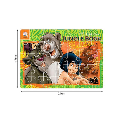 Ratna's 4 in 1 Jigsaw Puzzle 140 Pieces for Kids | 4 Jigsaw Puzzles 35 Pieces Each | Jungle Book