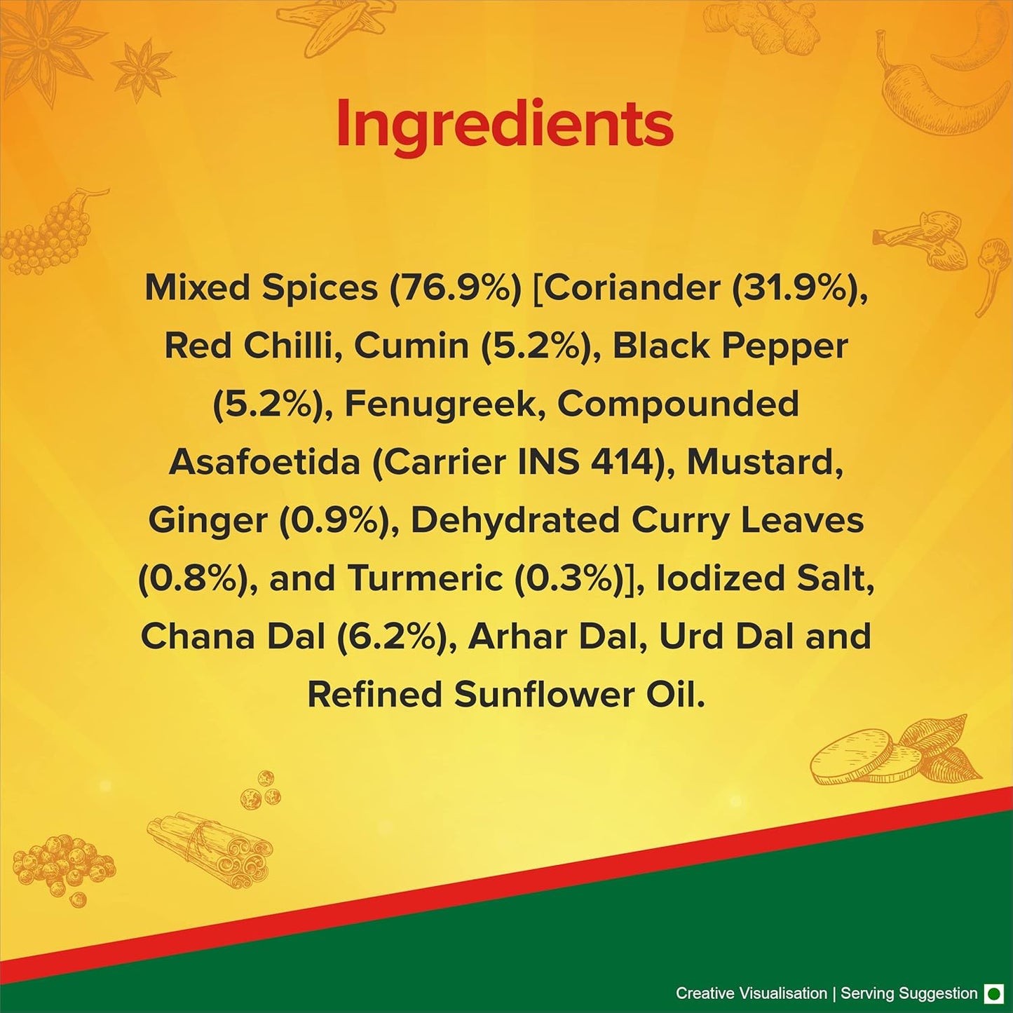 Aashirvaad Sambar Masala - 100 gms