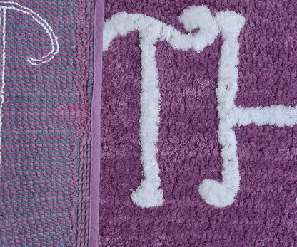 Aerohaven  Modern Anti Slip Bathmat Wine Colour Microfiber
