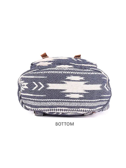 Astrid Canvas Girls Backpack Medium Size Colour Black