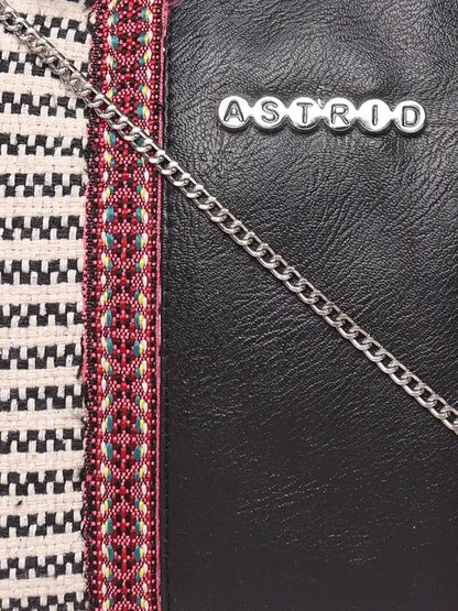 Astrid Handmade Macrame Flap Over Sling Bag For Girls And Women Colour Grey