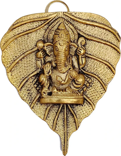 Chhariya Crafts Radha Krishna Tree Jhula and Ganesh Decorative Metal Wall Hanging Art Showpiece for Wall Decor