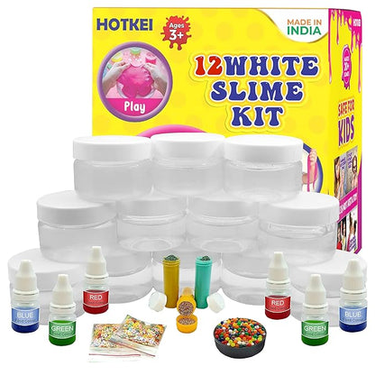 Hotkei Slime Set Diy Transparent Scented Slimy Slime Gel Jelly Air