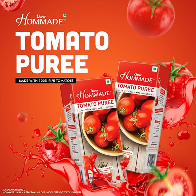Dabur Hommade Tomato Puree - 200 gms
