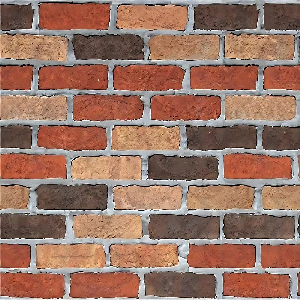 Jaamso Royals Wall Papers for Home Brick Wallpaper Stick Wallpapers 500CM X 45CM