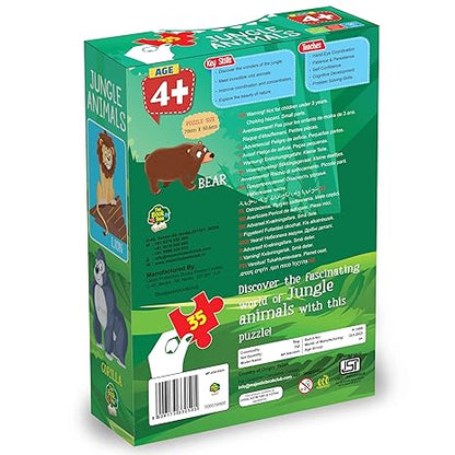 The Book Tree Jungle Animals Puzzle for Kids Aged 4 and Above Vibrant and Colourful Pictures of Animals