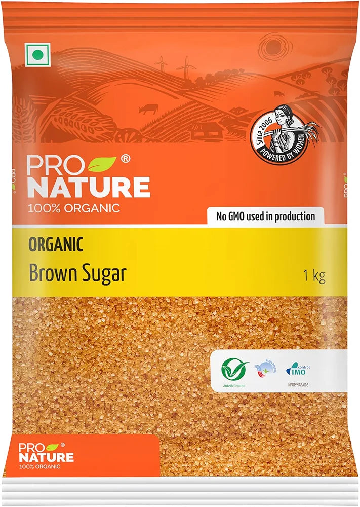 Pro Nature 100% Organic Brown Sugar, 1kg