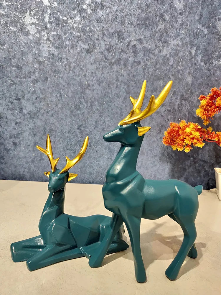 Zart Deer Home Decor showpiece