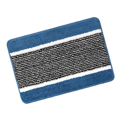Kuber Industries Anti-Skid Water-Absorbent Door Mats for Home Micro Wings Lining Sky Blue